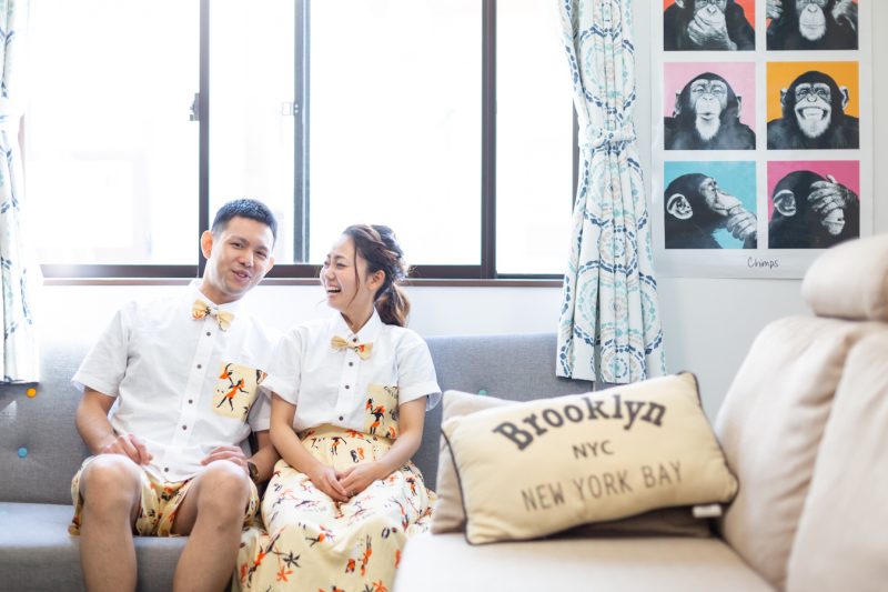 おふたりの新居から撮影♪