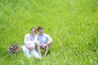 road trip photo(恩納村の海と森)