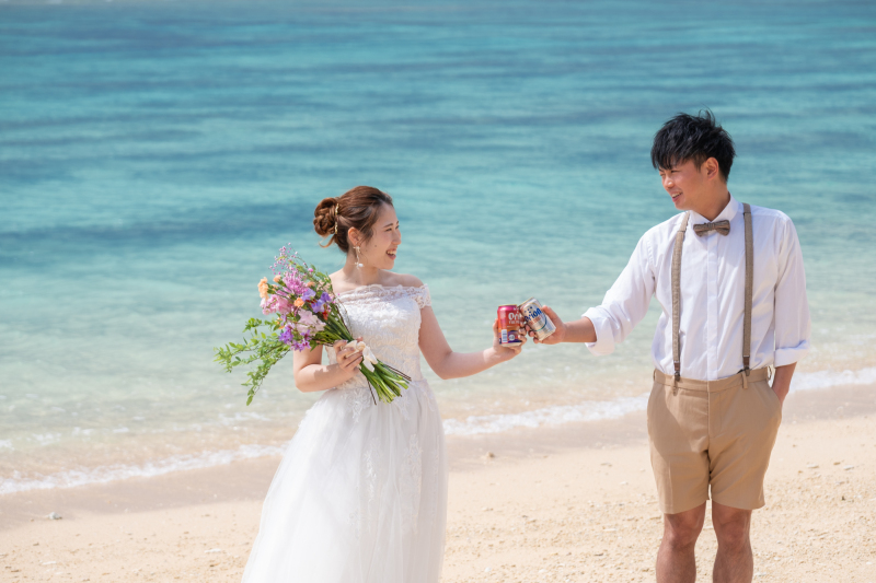 沖縄フォトウェディングS＋サンセット撮影