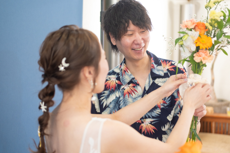 きゅっとリボンを結んで♪