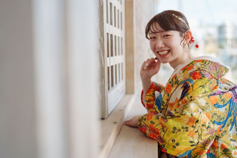 新婦様のヘアチェンジもプラン内♪