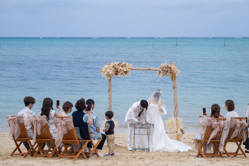 結婚証明書のサイン