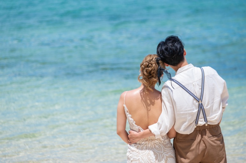 透明度が高い天然ビーチ