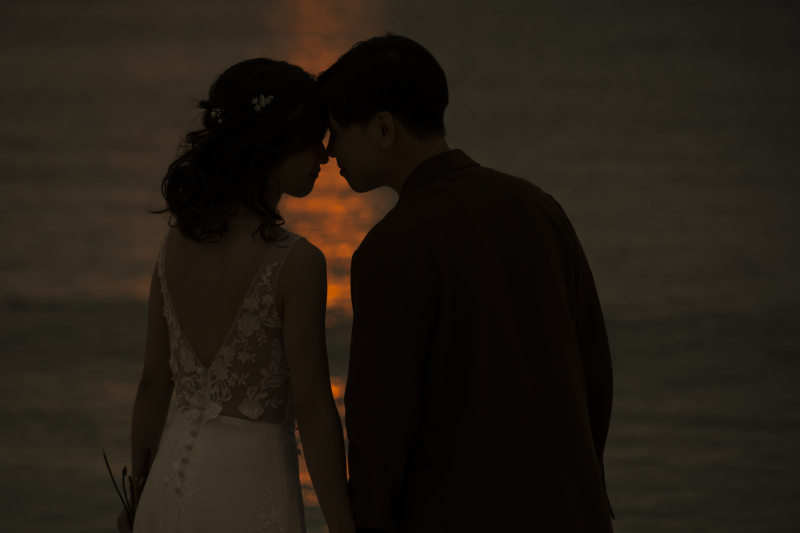 ロマンチックなサンセット…