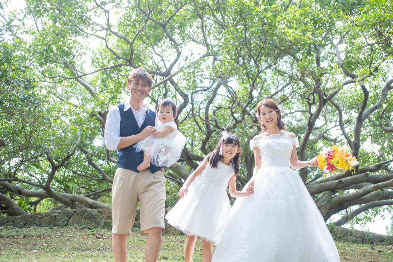 ゴールデンウイークは、ご家族で沖縄フォトウェディング♪
