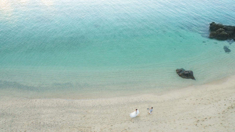 もちろんドローンも飛ばします。
