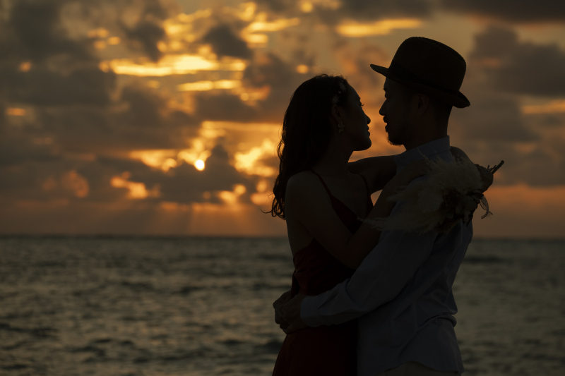 最後はシルエット撮影