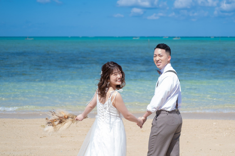 1箇所目の撮影地はビーチへ出発♪とても良い天気!