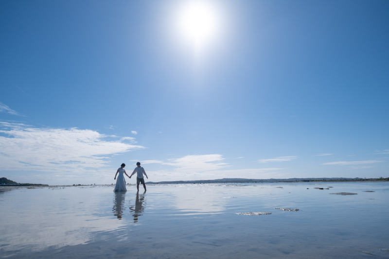貴重なウユニ塩湖風フォト