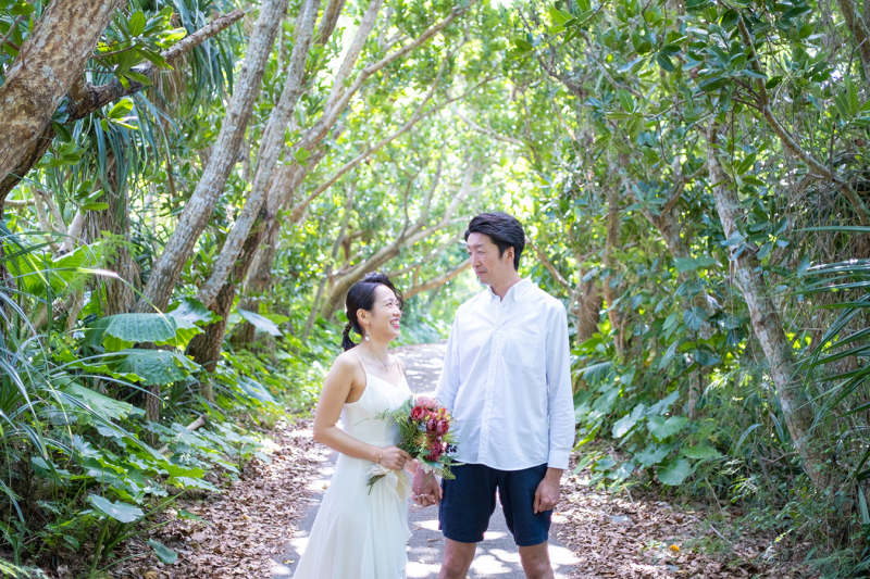 緑でもフォトウェディング