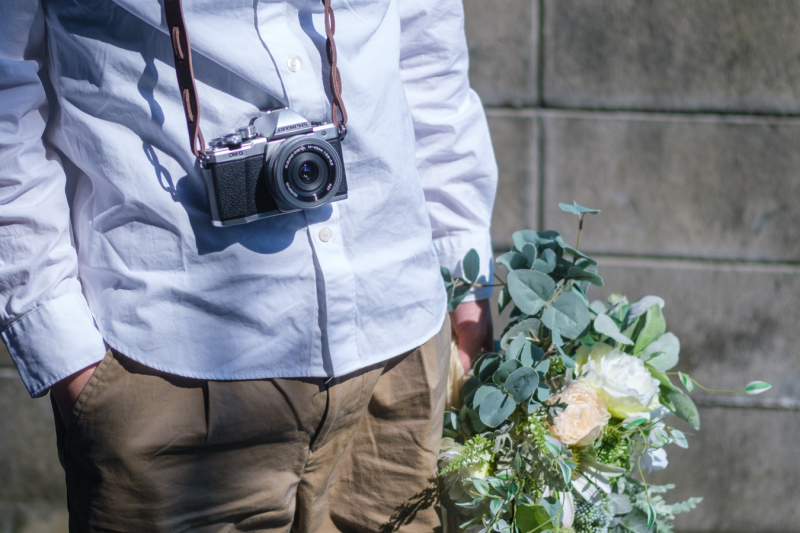 カメラ好きの新郎様♪