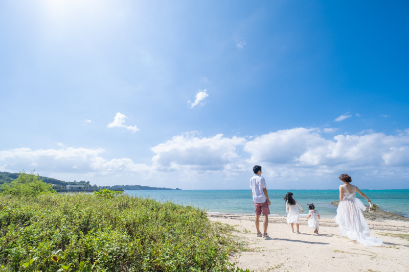 お子さんも一緒にドレスを着ました♪