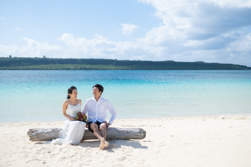 自然が生み出したベンチ