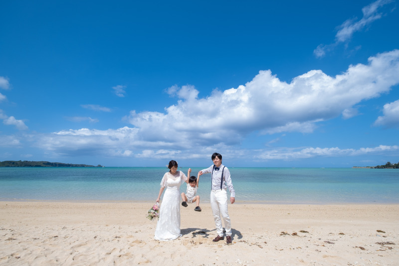 海に到着してテンションMAX♪