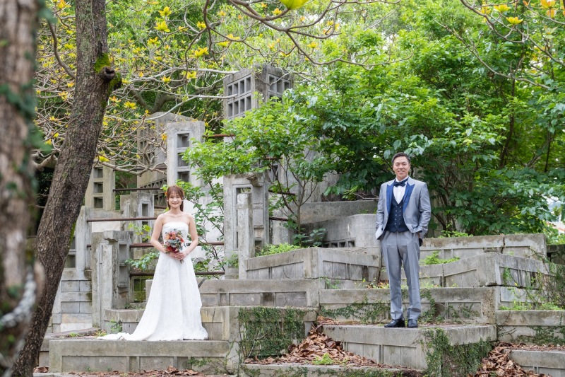 2箇所の撮影でビーチも緑も