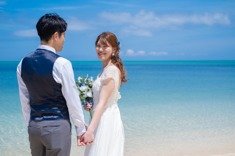 新婦様の振り返りショット