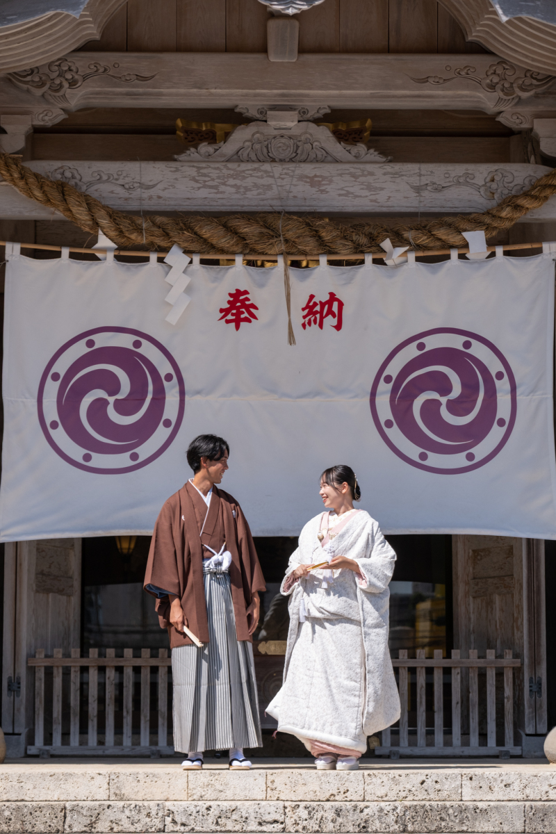 和装から撮影スタート！