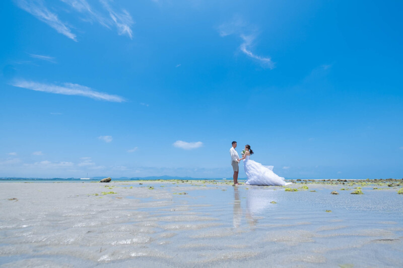 沖縄フォトウェディングを大満喫！フォトウェディングLプラン