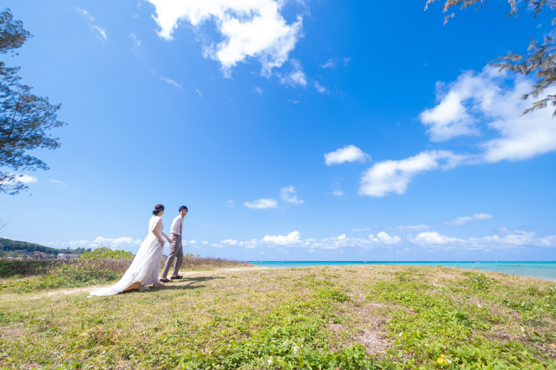 選ばれた撮影地は仲泊海岸
