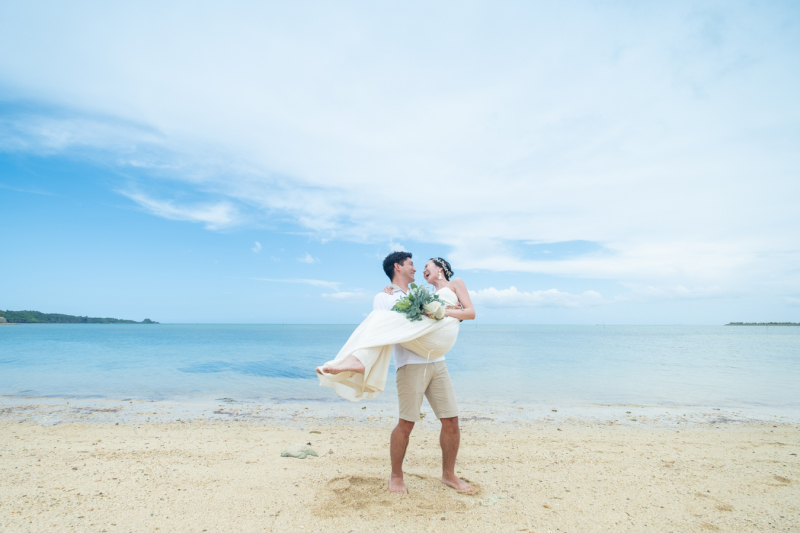 笑顔溢れる、お姫様抱っこ♪