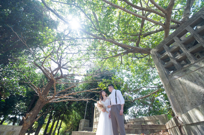 2箇所目は雰囲気を変えてグリーンでの撮影