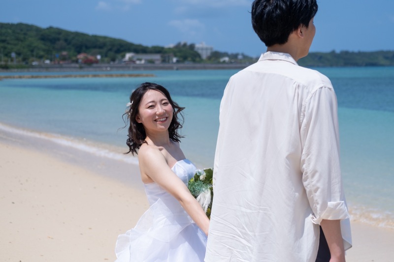 新婦様、こっち向いて〜♪