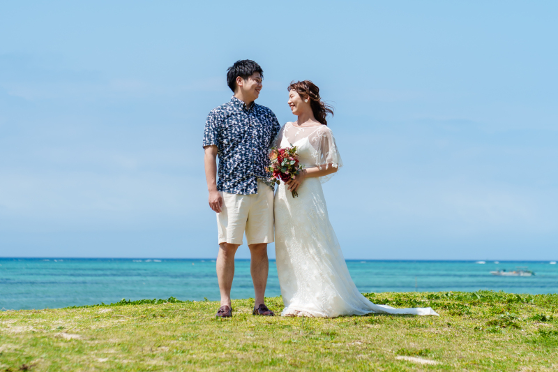 ビーチへ向かう道のりで♪