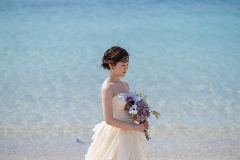 新婦様のソロショット