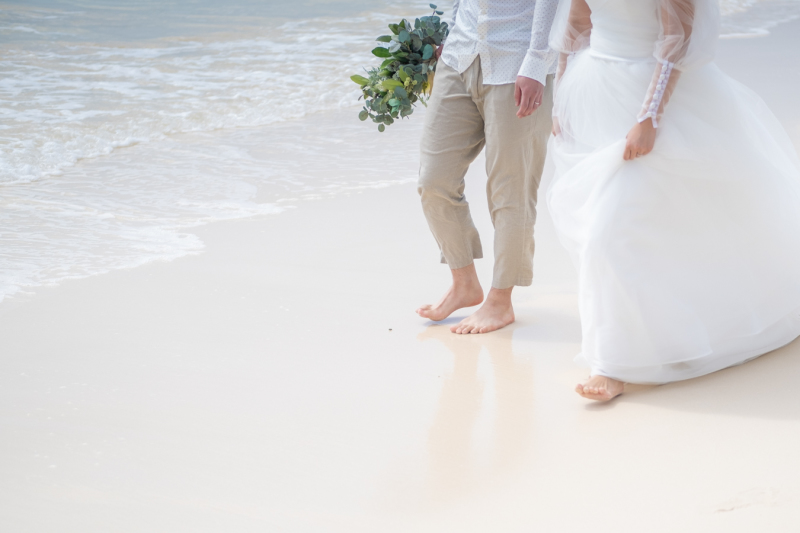 宮古島の砂浜は格別♪