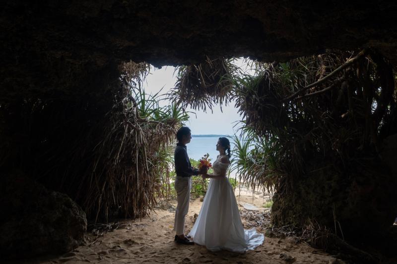 沖縄フォトウェディング撮影スタートです!