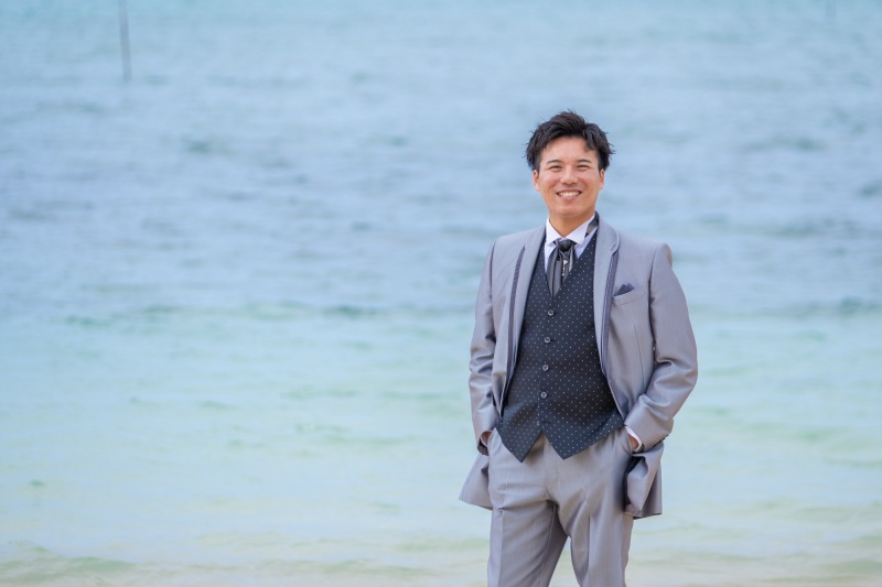 タキシード姿も格好良く!