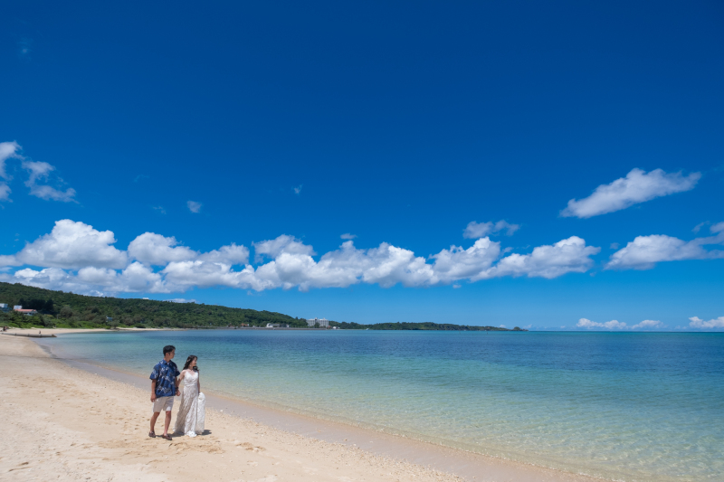 ビーチを散歩♪