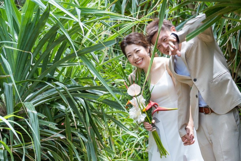 草むらを潜り抜けると...♪