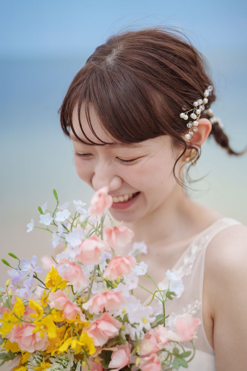 可愛い新婦様…