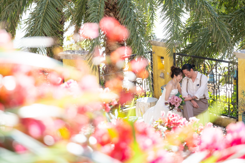 お花も咲いています♪