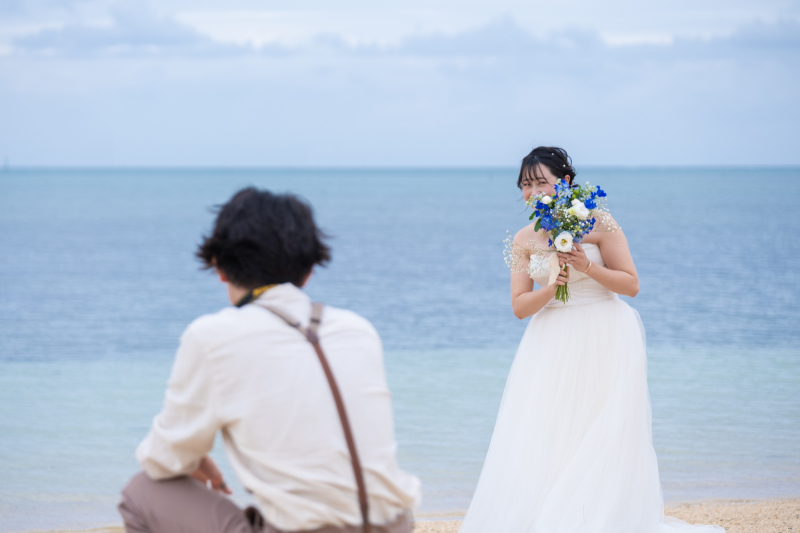 カメラが好きな新郎様