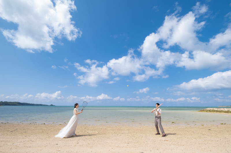 お二人でラリーショット