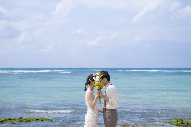 沖縄フォトウェディングLプラン(撮影地3箇所)♪