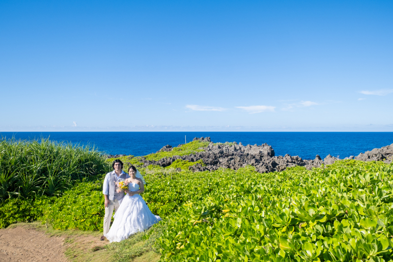 思い出がつまった場所で沖縄フォトウェディング！