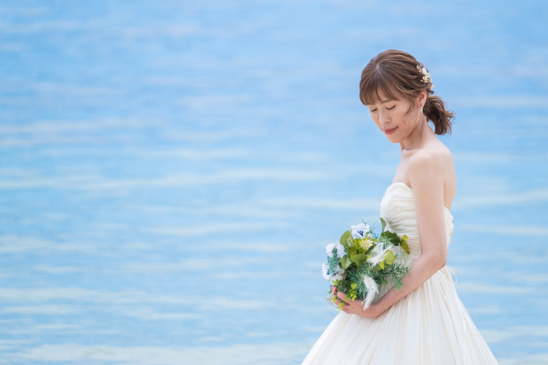 ブーケはお好みのものをチョイス♪