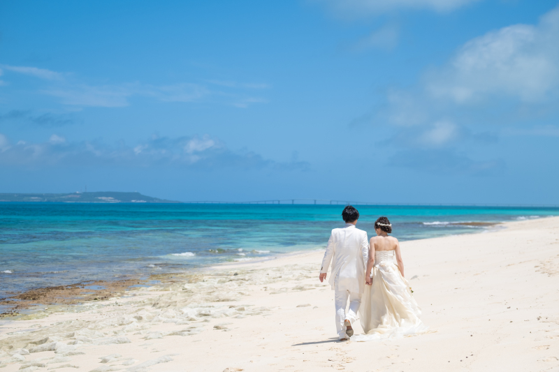 マストで撮影したい白い砂浜のビーチ