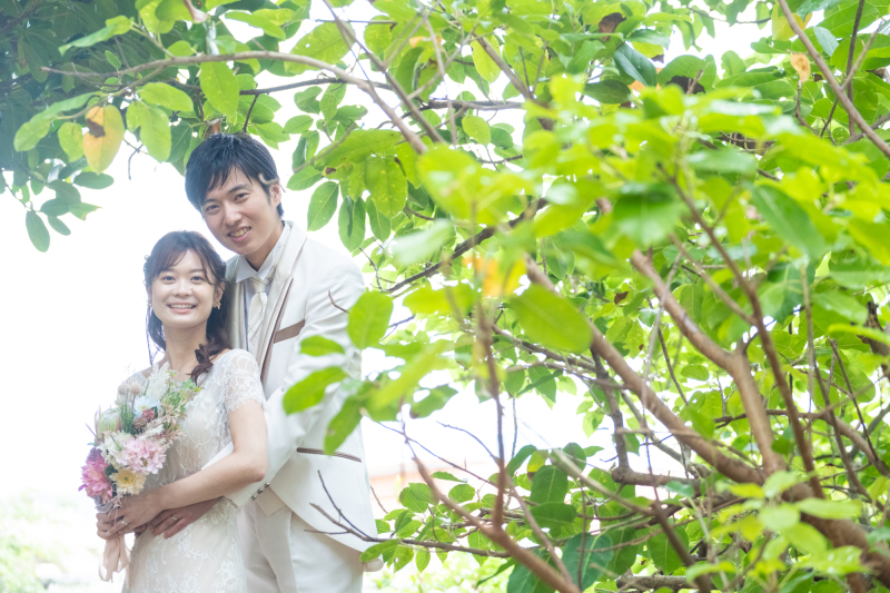 グリーンの隙間から…