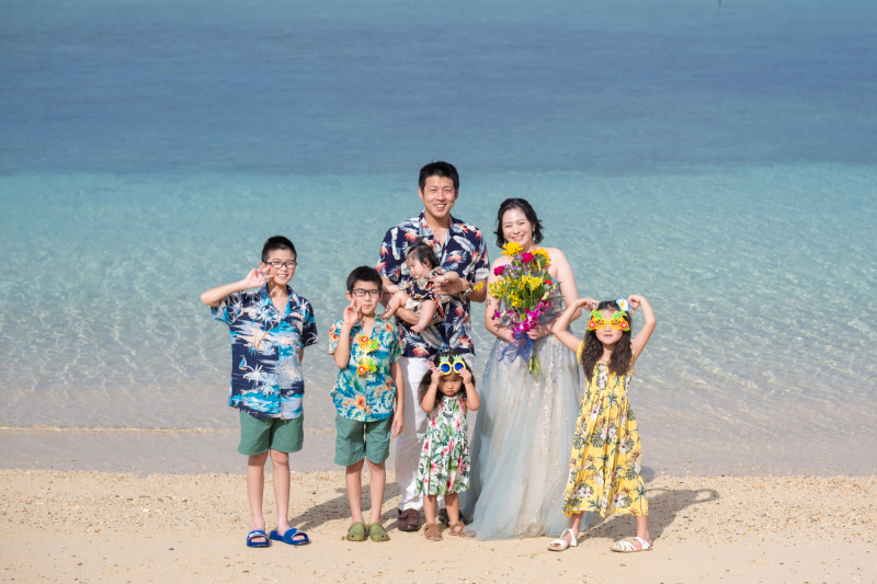 沖縄ファミリーフォトウェディング♪