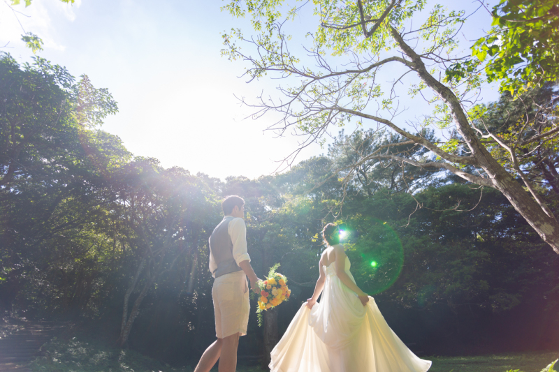 緑あふれる場所での撮影♪