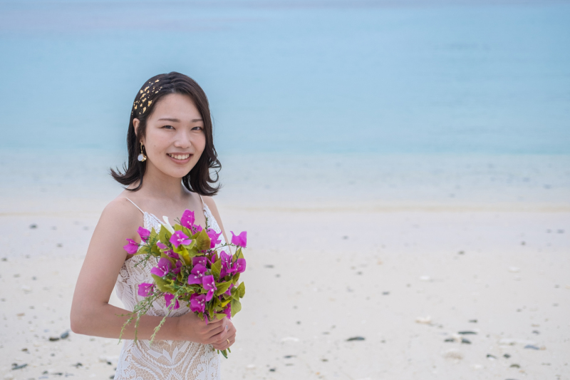 新婦様のソロショット