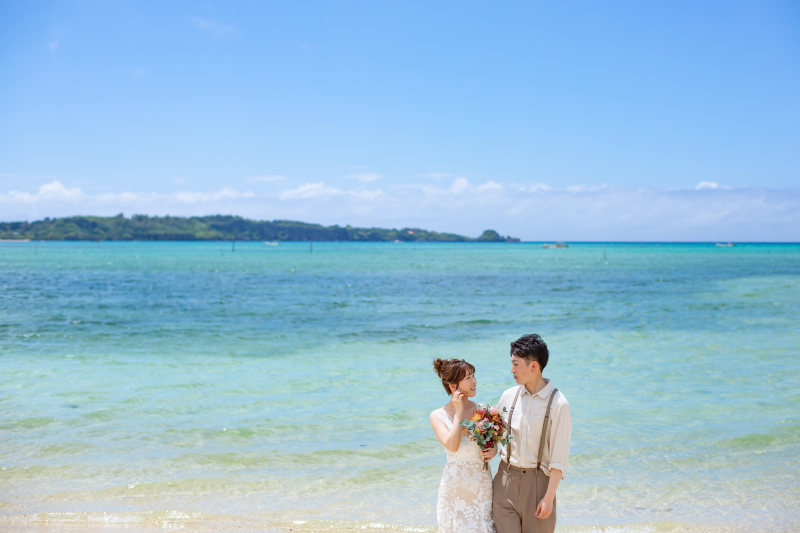 沖縄フォトウェディングSプラン＋サンセット撮影