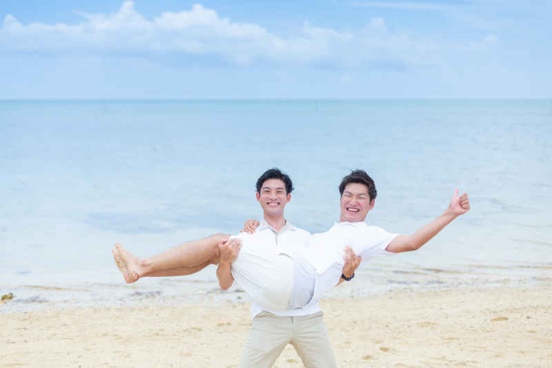 こちらは、親友抱っこ♪