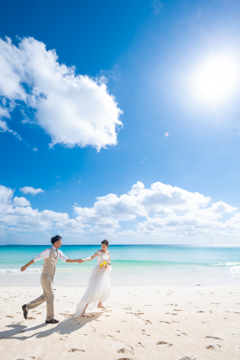 思わず駆け出したくなるビーチ