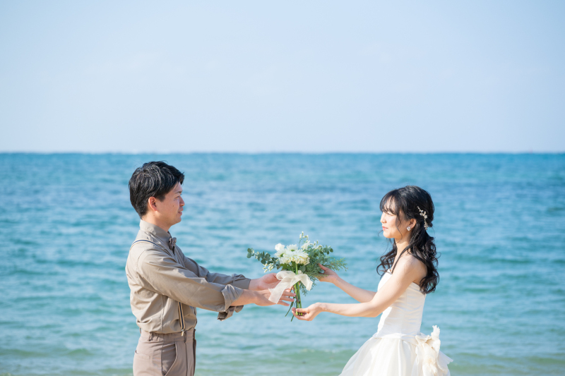日帰り！沖縄フォトウェディングMプラン(2箇所)