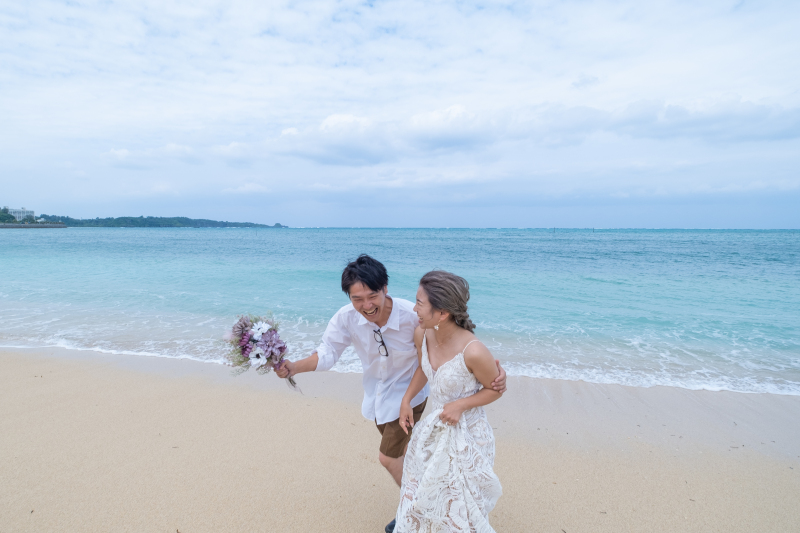 ouchiが得意な自然なウェディングフォト